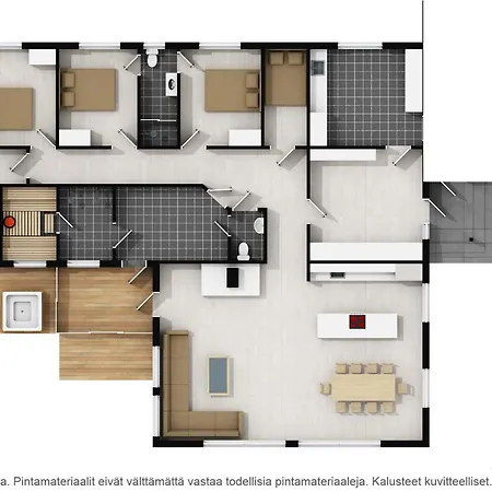 Levillas Kuppimaantie Daire